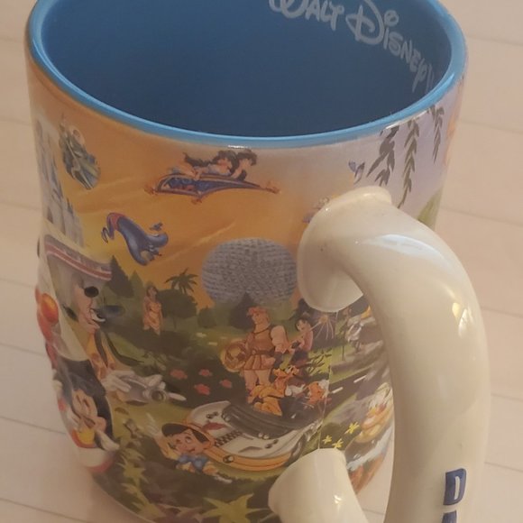 Vintage Walt Disney Coffee Mug  (2000 Magic Kingdom Anniversary 45 years of mag) - Picture 2 of 4